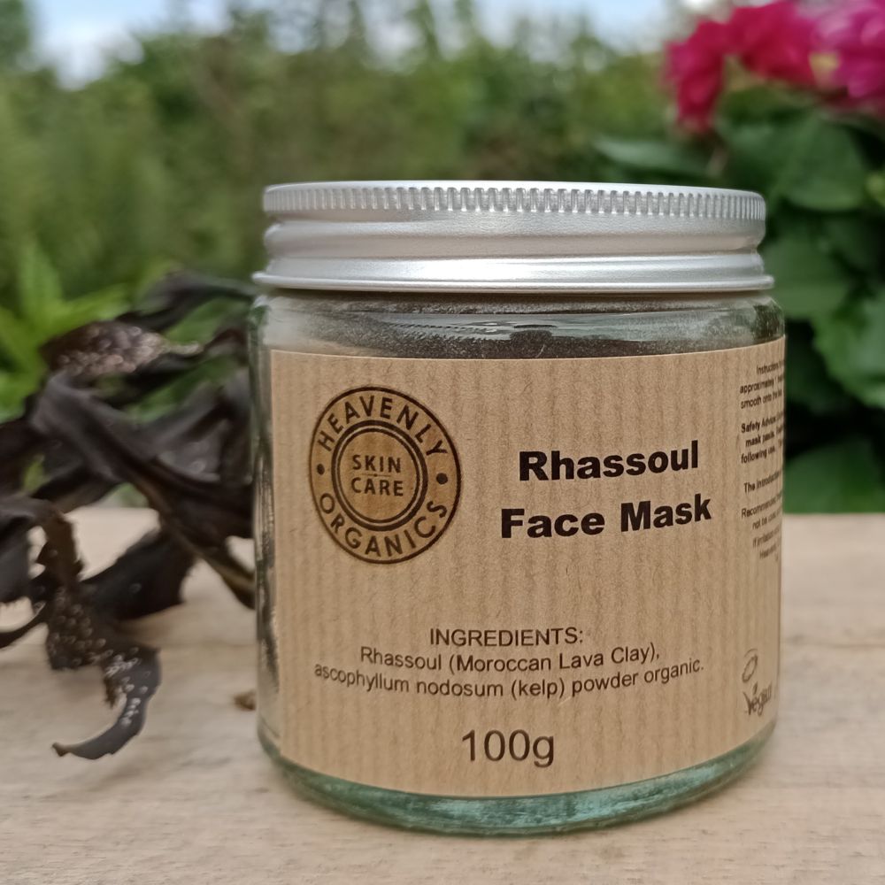 Face mask is made with rhassoul clay