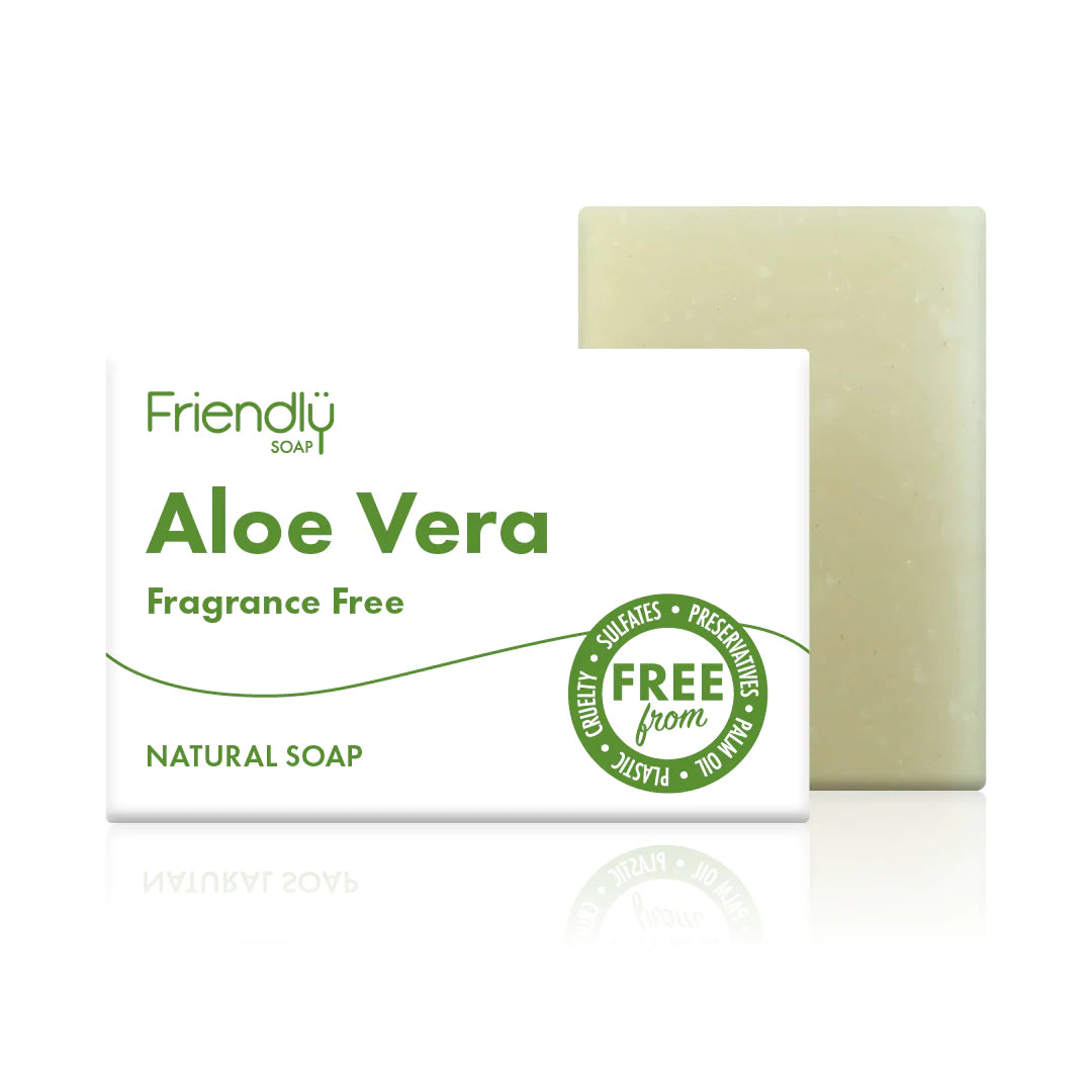eco friendly natural aloe vera soap bar