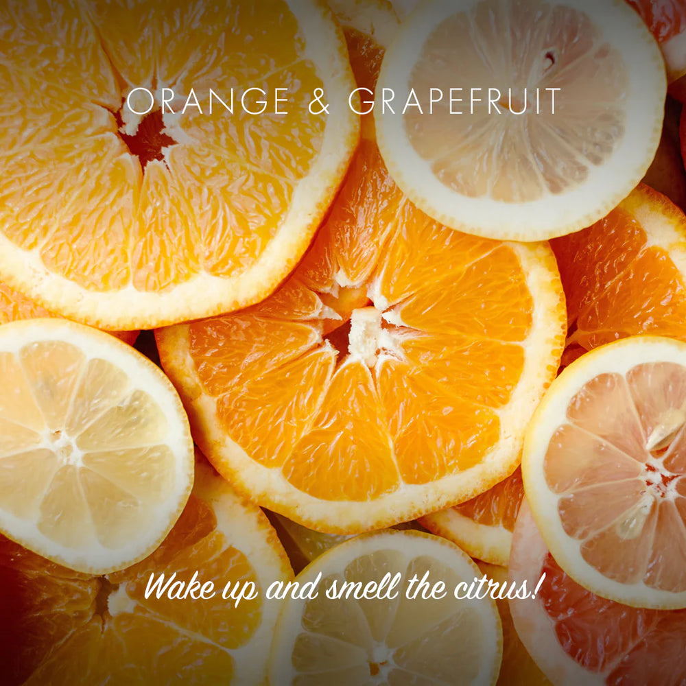 zero waste natural soap bar orange and grapefruit