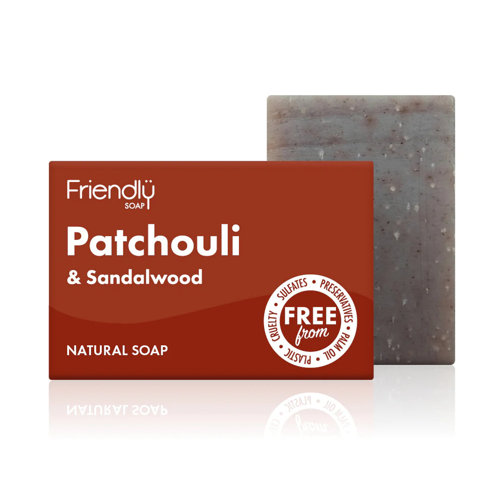 Natural Soap Bar Patchouli &amp; Sandalwood, Friendly Soap