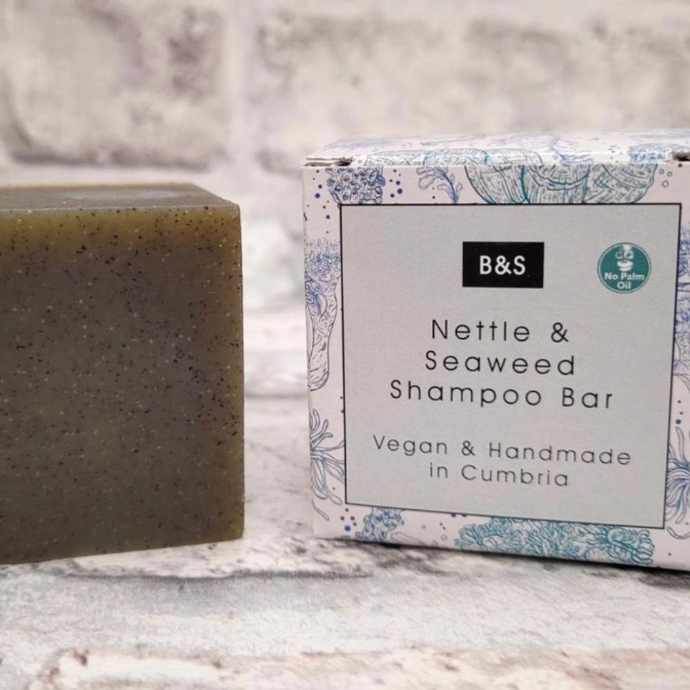 Eco Shampoo Bar all natural seaweed and nettle by Bain and Savon
