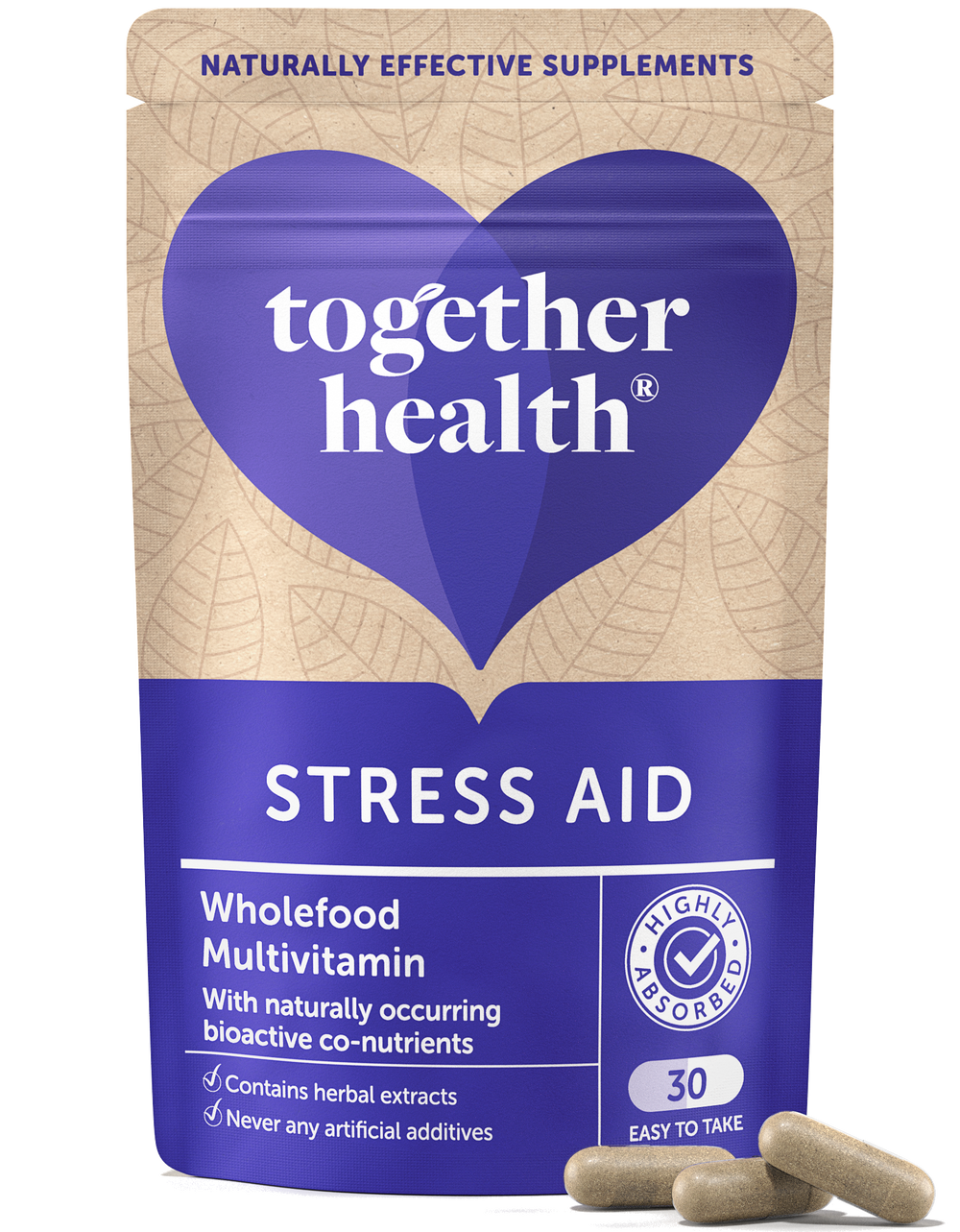 Stress Aid Supplement –  VeganStress Aid - Eco Friendly Supplement