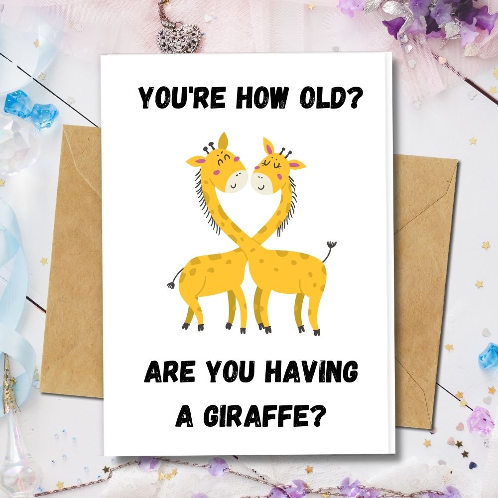 eco friendly birthday card with funny animal designs made of eco friendly paper such as seeded paper, tea paper, etc