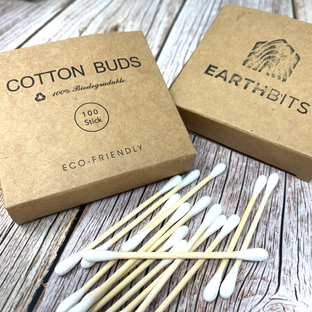 plastic free bamboo cotton ear buds