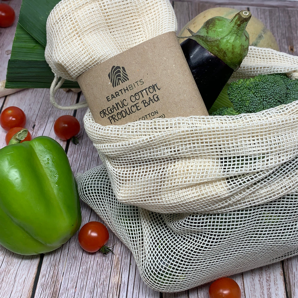 medium size cotton bag for fruit and vegetables