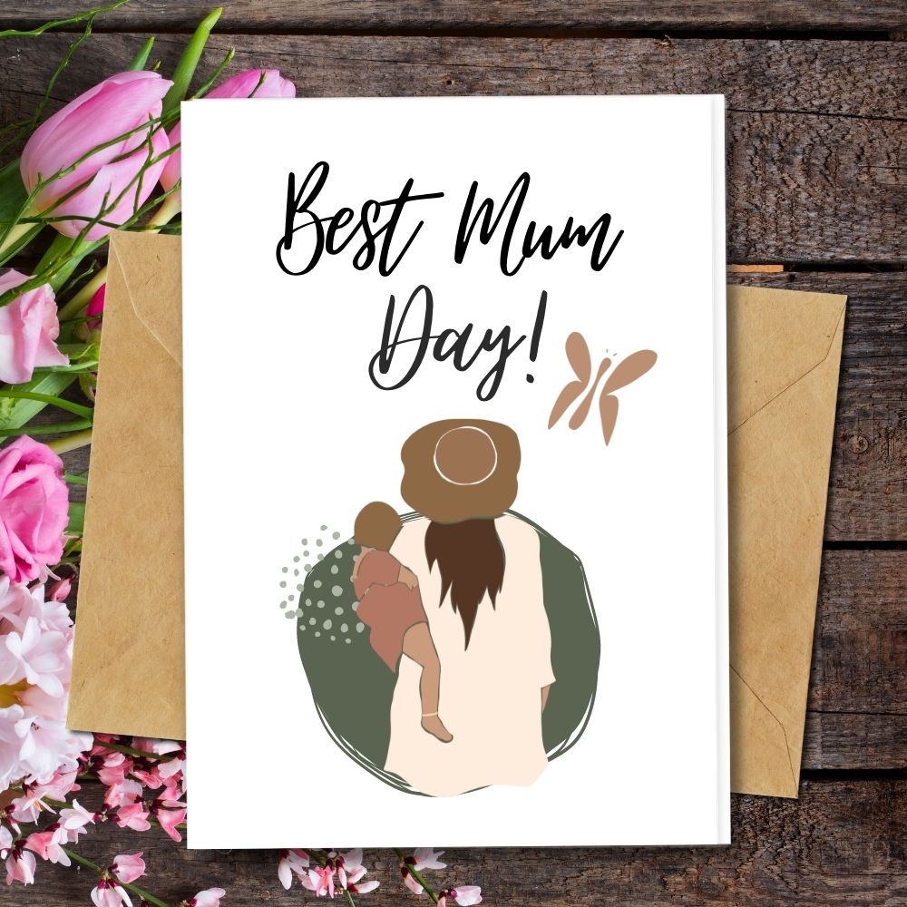 handmade mother&#39;s day cards for the best mum day aesthetic design