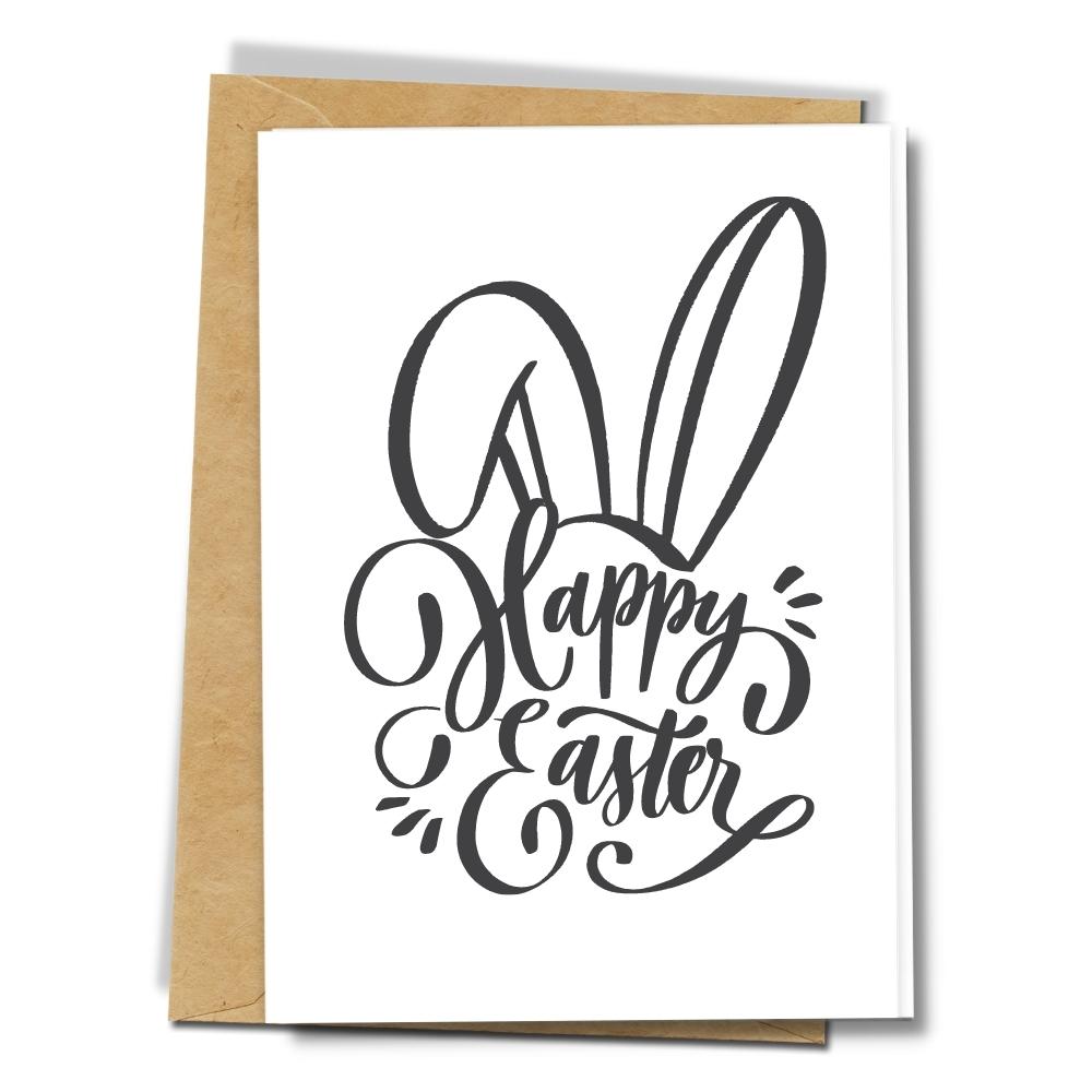 Easter Bunny Ear design for your handmade easter cards made of eco friendly papers