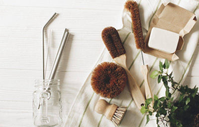 Bamboo Toilet Bowl Brush Cleaner and Stand Bathroom Cleaning Tools  Sustainable Eco Friendly Compostable All Natural Zero Waste 
