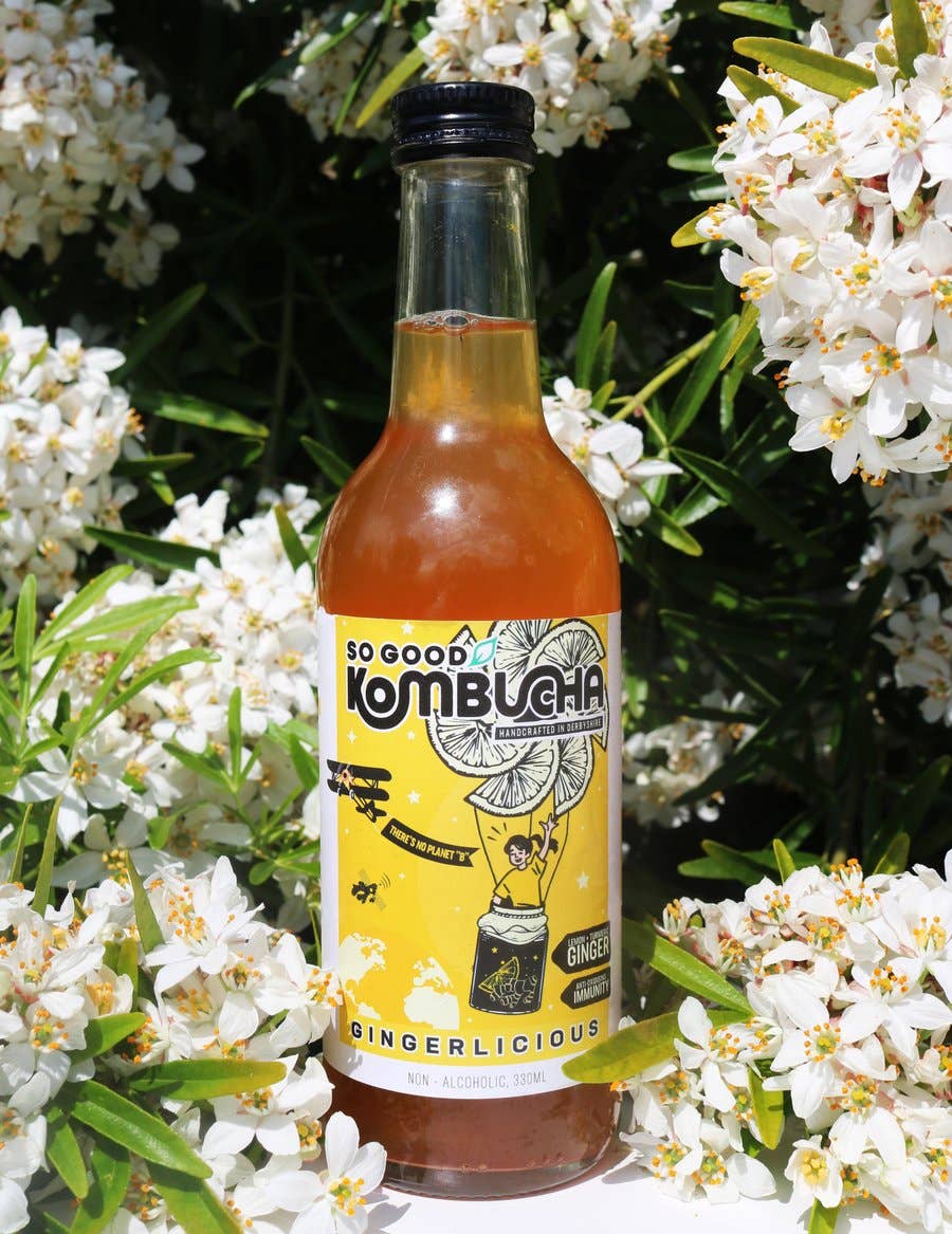 Kombucha - Great for Gut Health Kombucha - Ginger Flavour