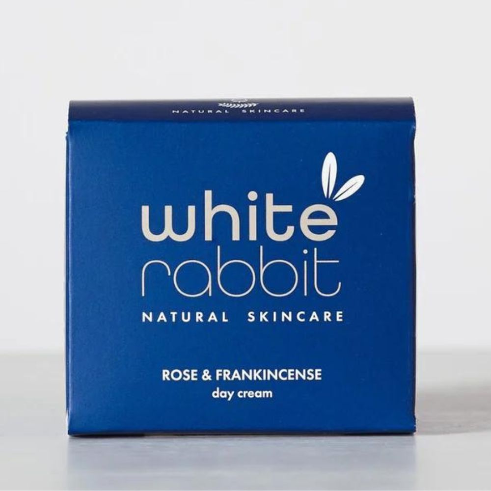Anti-Aging Day Cream Moisturiser, Rose &amp; Frankincense, White Rabbit