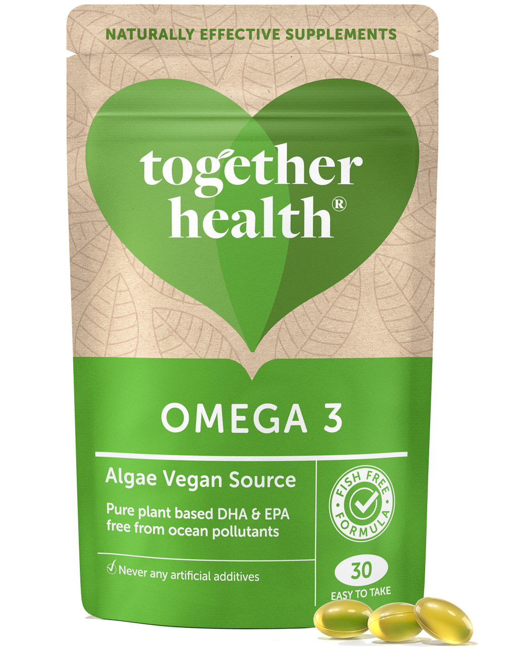 Omega 3 Supplement –  Vegan Omega 3 - Eco Friendly Supplement