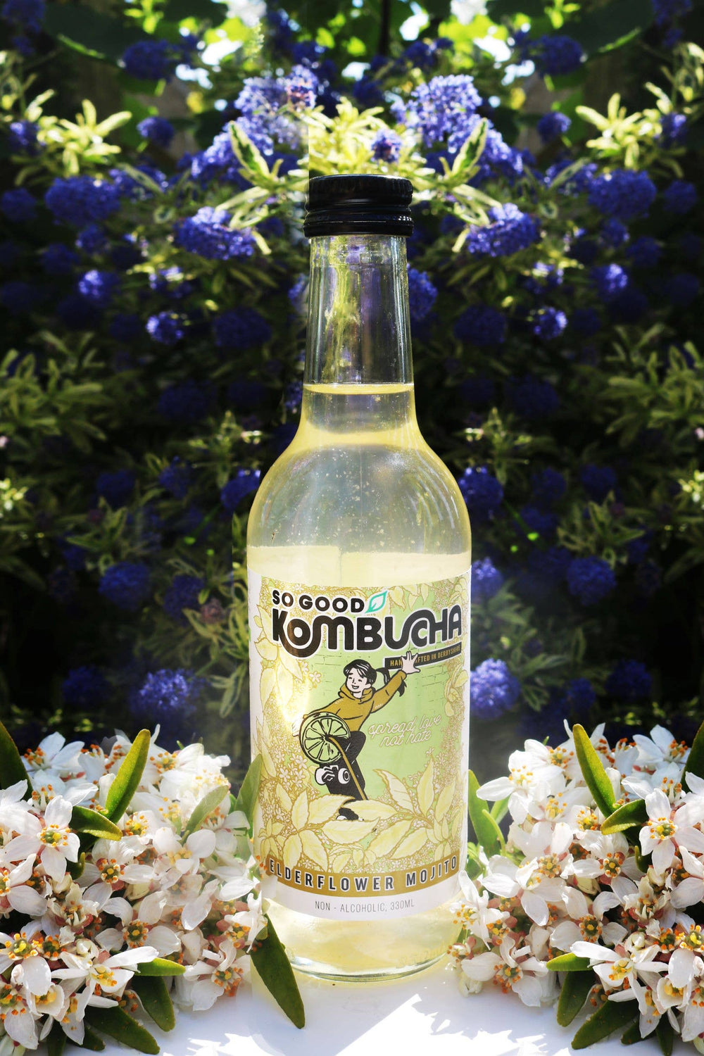 Kombucha - Great for Gut Health Kombucha - Elderflower Flavour