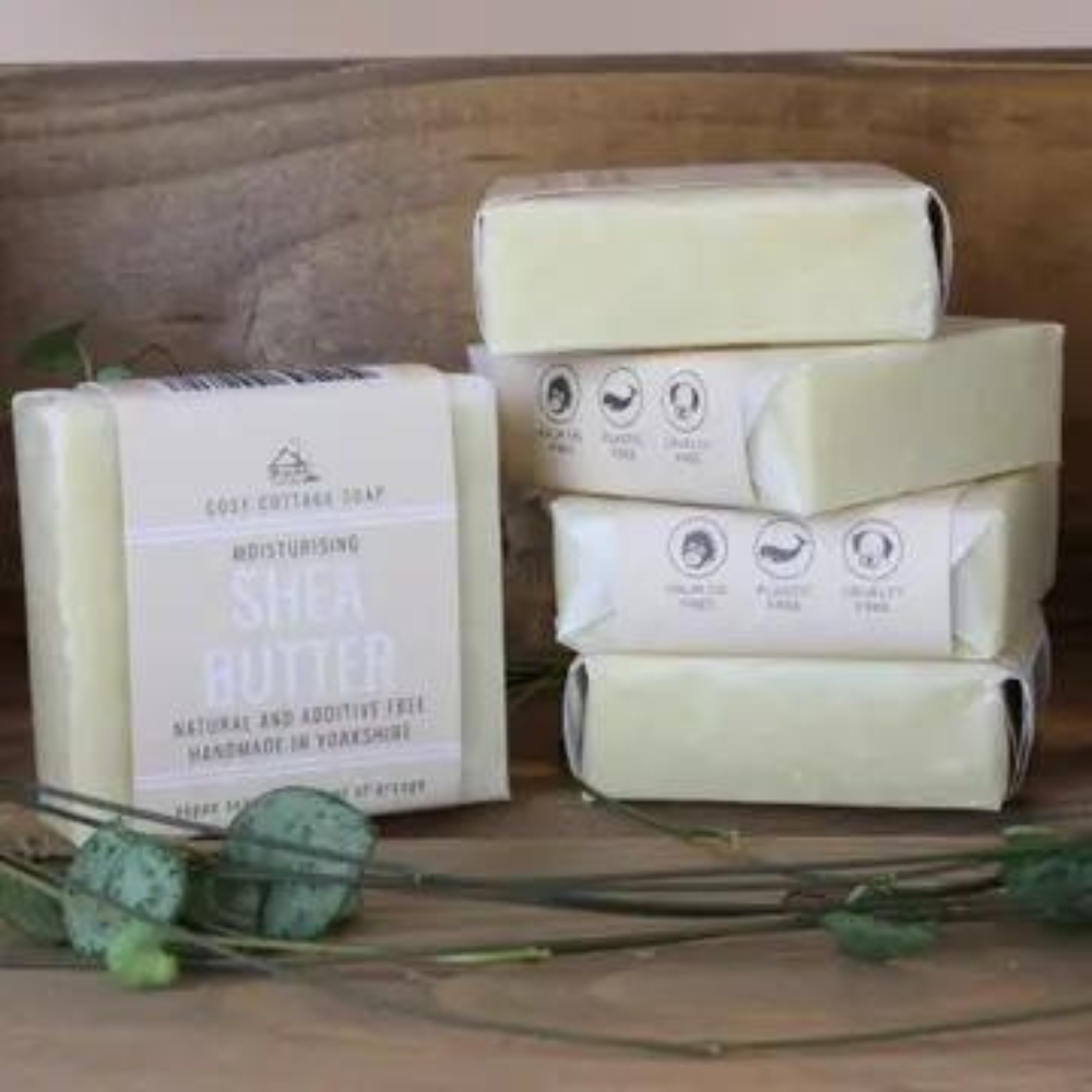 Moisturising Shea Butter Facial Soap, Gentle Face Cleanser Bar Soap