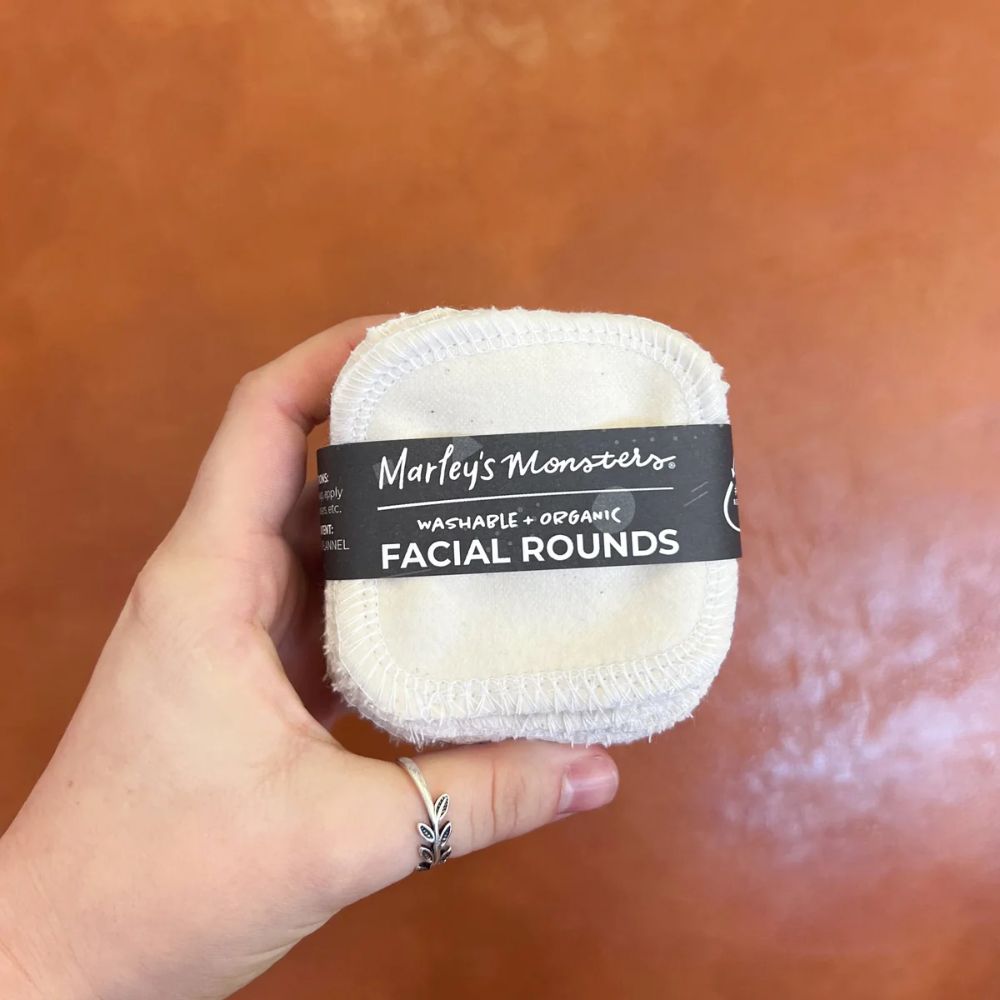 round make up removal pads