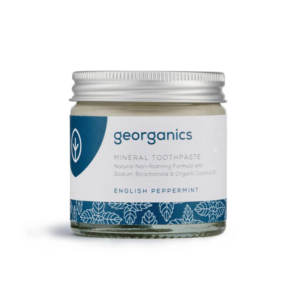 georganics peppermint mineral toothpaste