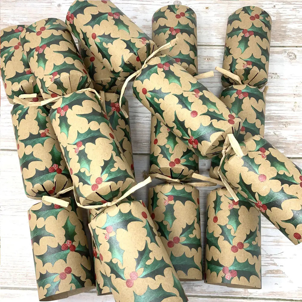 Plastic Free Christmas Crackers, Pack of 6 or 12