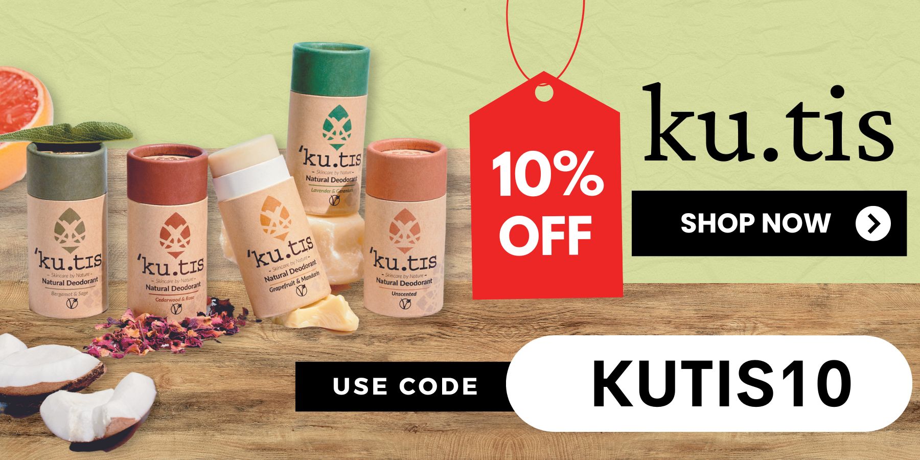 Discover Kutis Deodorant at Earthbits – your natural choice for effective and eco-friendly deodorant solutions. Embrace freshness, the sustainable way.