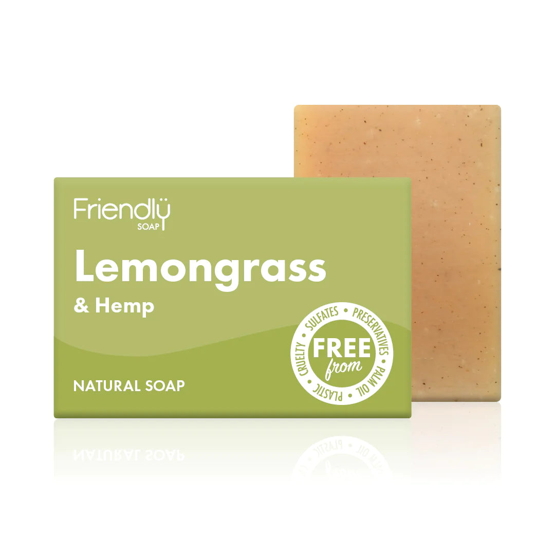 eco friendly soap bar lemongrass