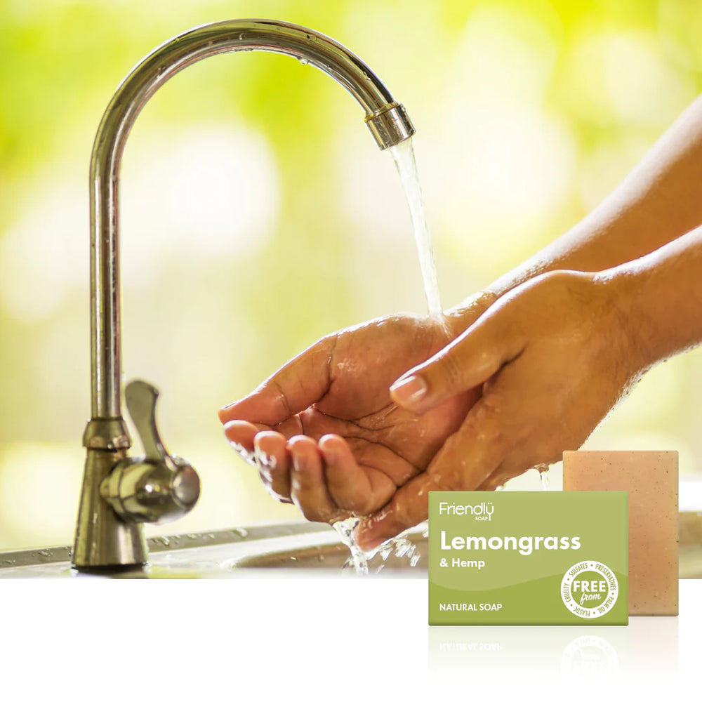 zero waste soap bar lemongrass