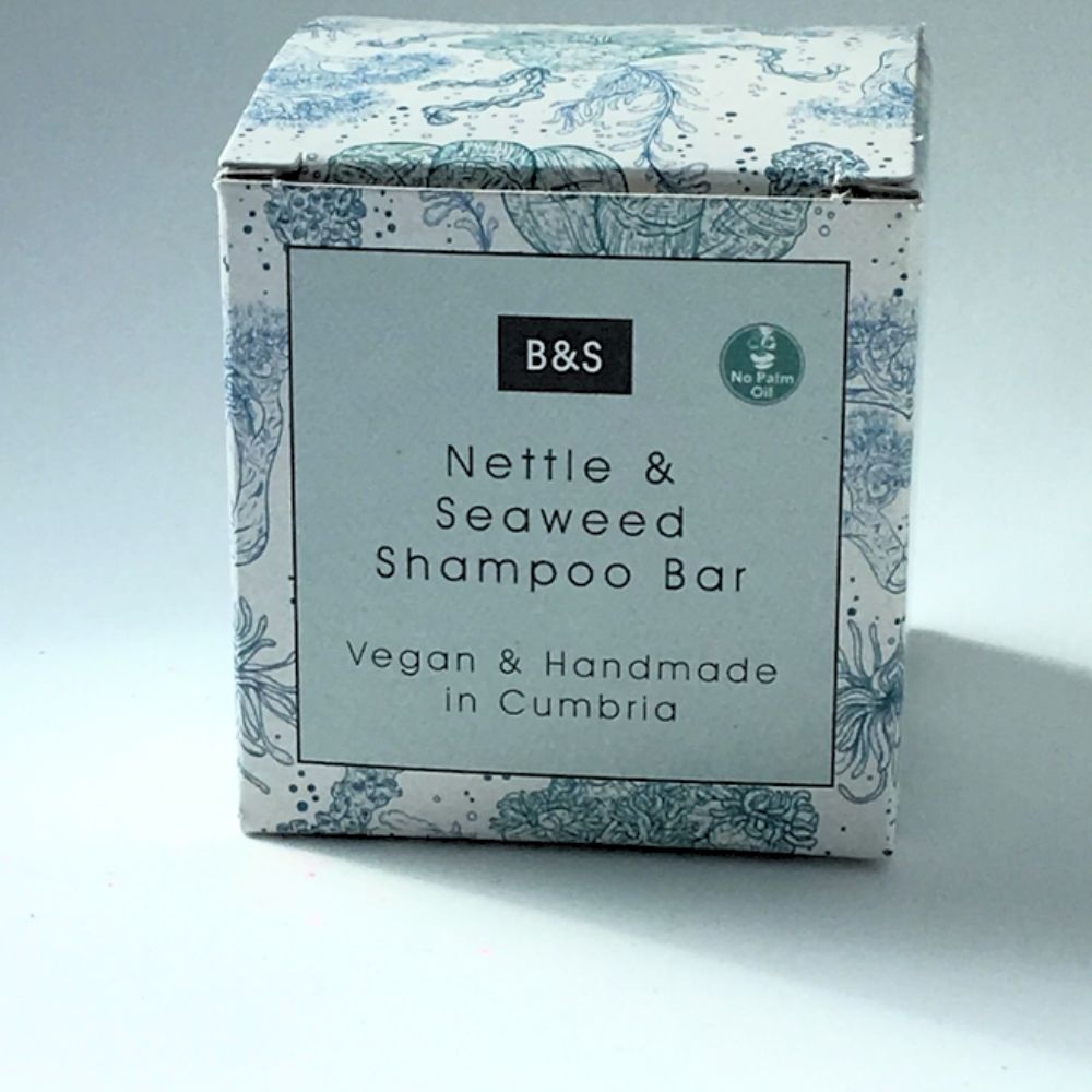 Handmade Shampoo Bar Nettle and Seaweed by Bain and Savon