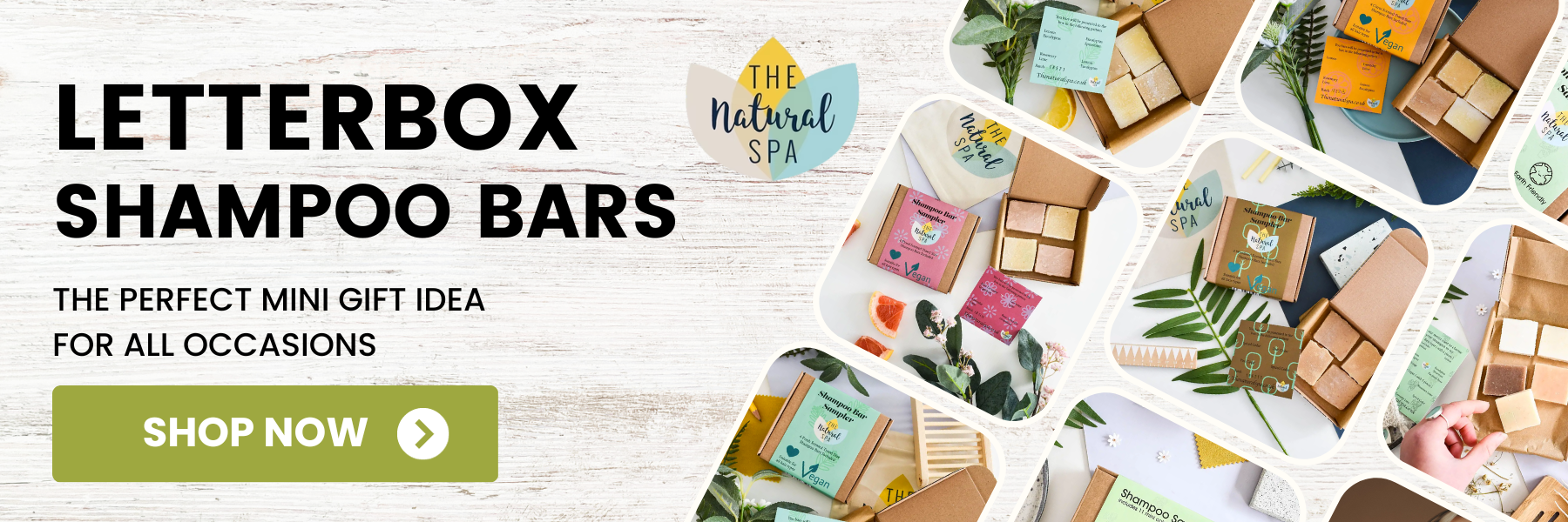 Eco-friendly, plastic-free gift set: Natural Spa Collection featuring soap, conditioner, and shampoo. Perfect for your loved ones.