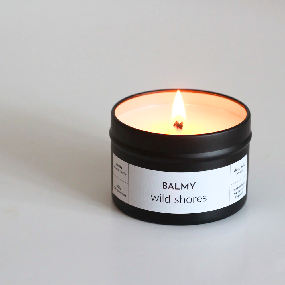 eco friendly travel scented candle wild shores