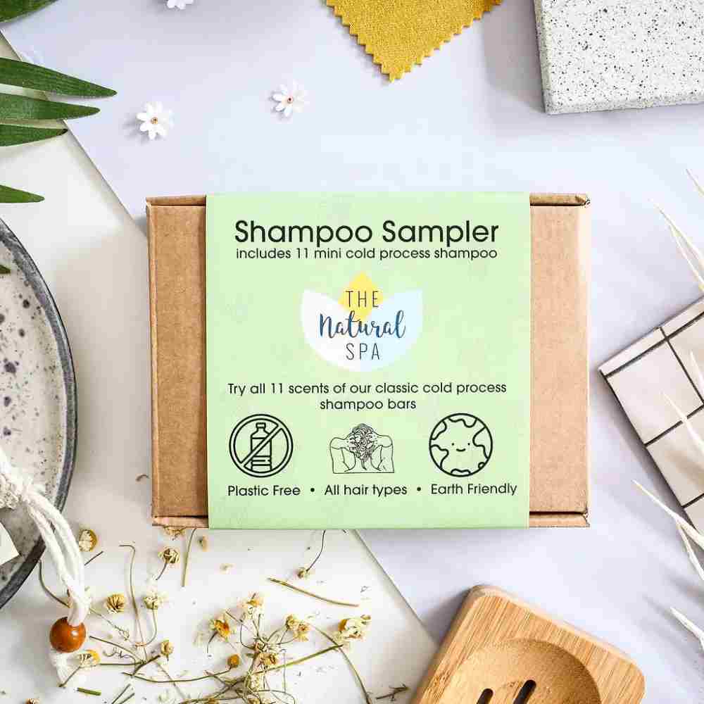 Shampoo Bar Sampler Set - Letterbox Shampoo Gift Set - 11 mini Shampoo Bars