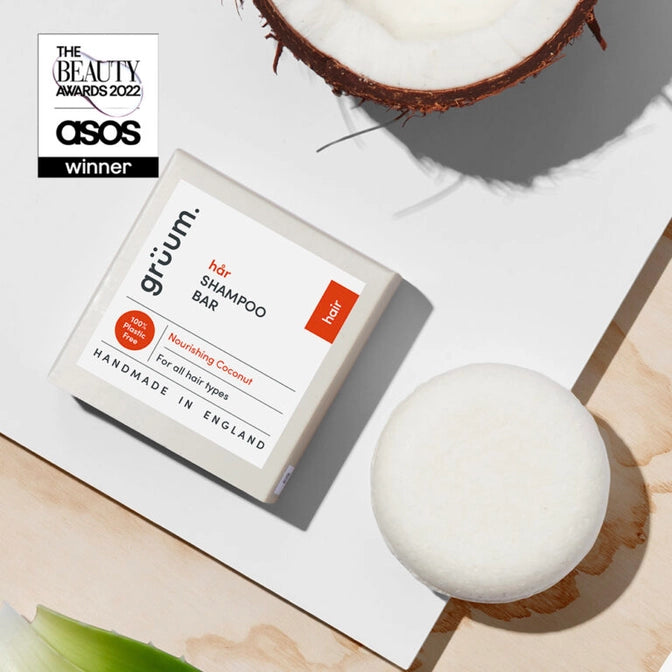 eco friendly gruum shampoo bar for all hair types made in uk