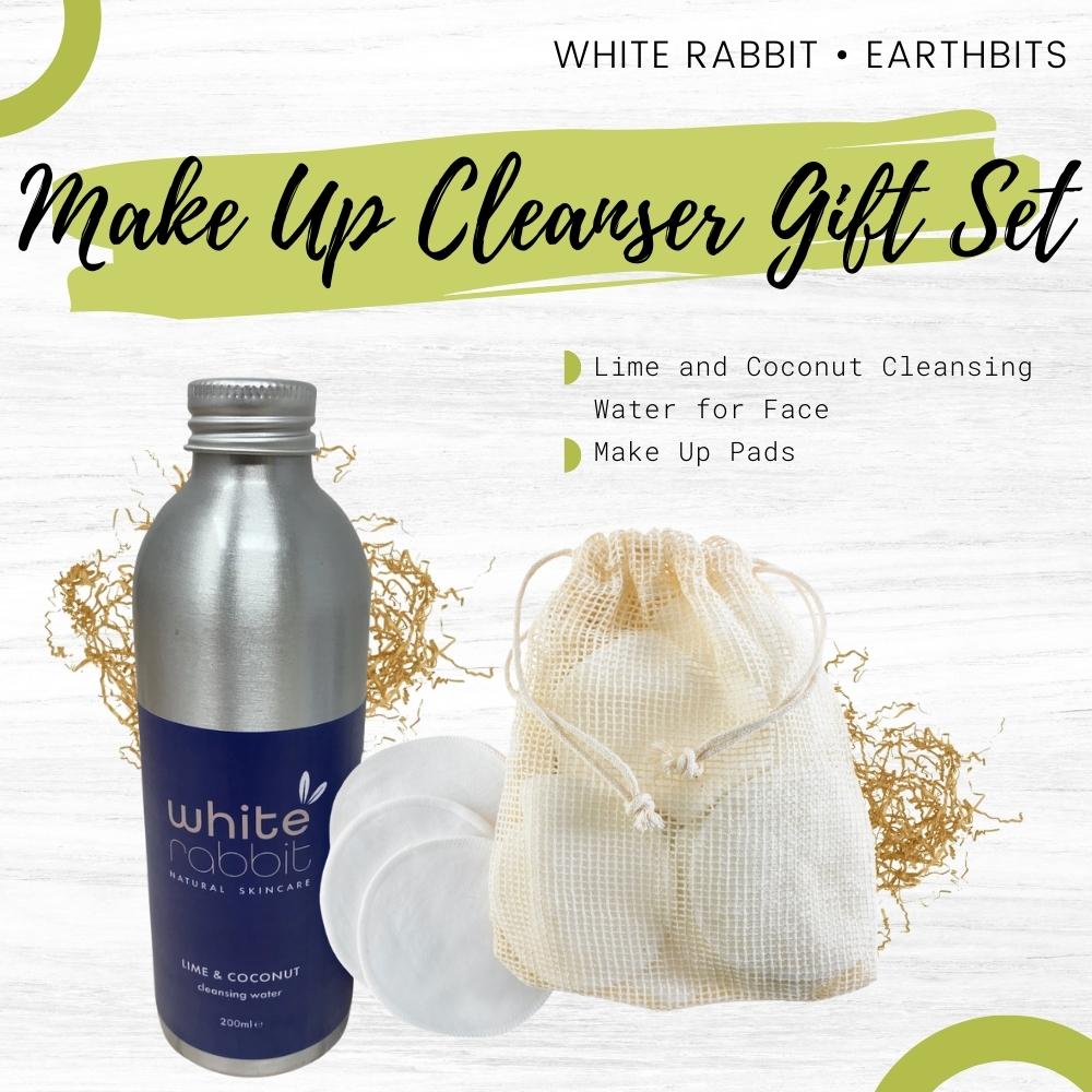 Make up Cleanser Gift Set comes with Gentle Make Up Remover and Reusasble makeup pads to keep your skin glowing and vitalised