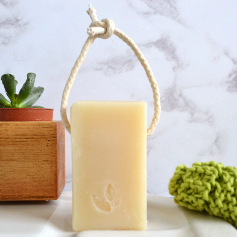soap bar with hanging rope