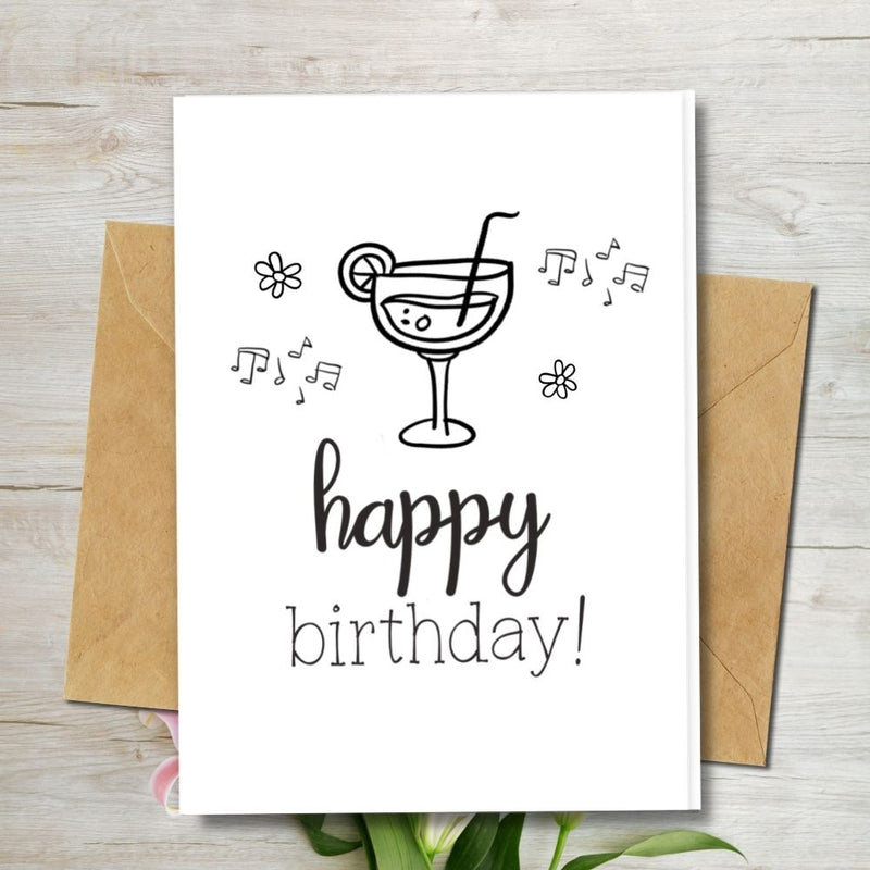 Happy Birthday Card, Cheers