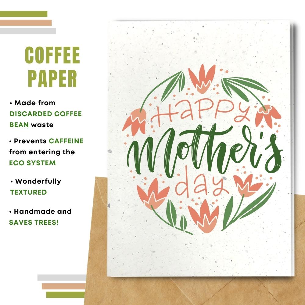 mother&#39;s day made with coffee husk