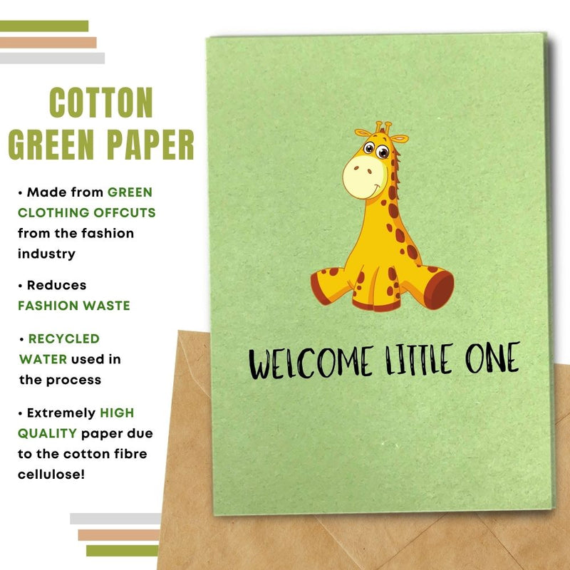 Welcome Little One-Baby Card - Expressive Paper