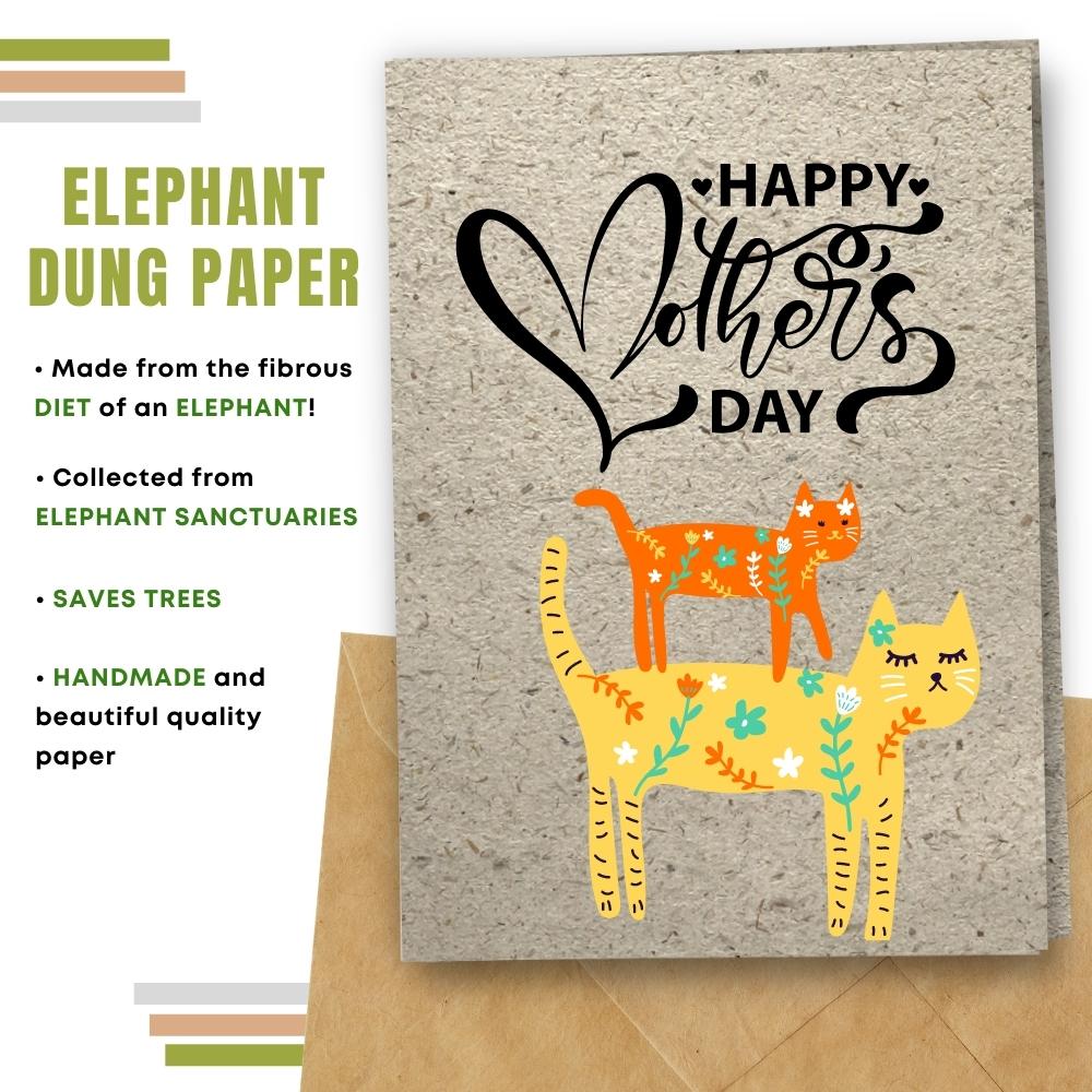 mother&#39;s day made with elephant poo