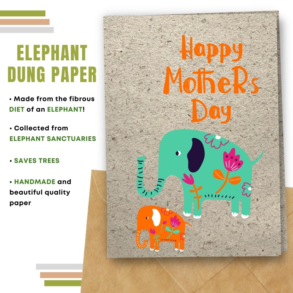 mother&#39;s day made with elephant poo