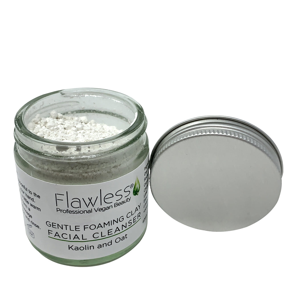 Gentle Foaming Clay, Facial Cleanser, Kaolin And Oats, Flawless