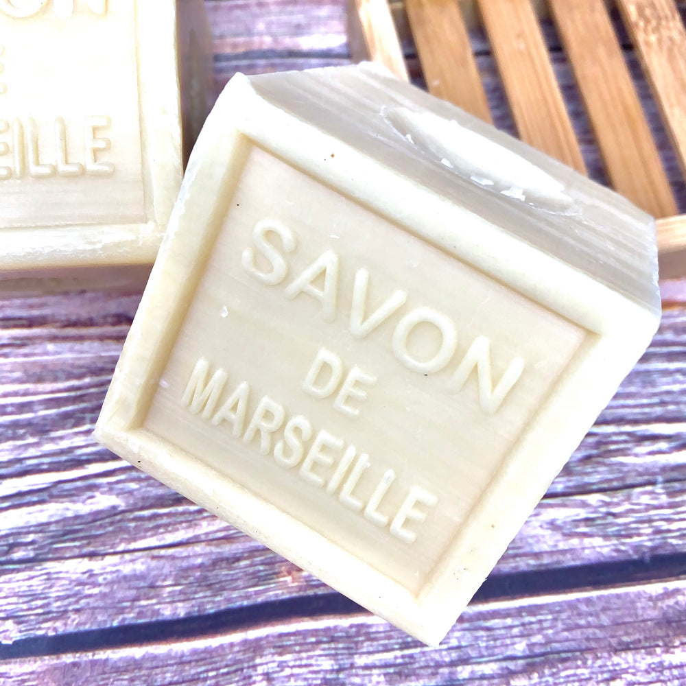 laundry soap bar marseille soap on wooden background