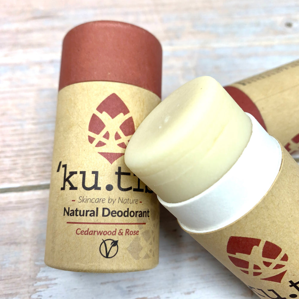 push up deodorant stick without any plastic, made with cardboard and recyclable paper