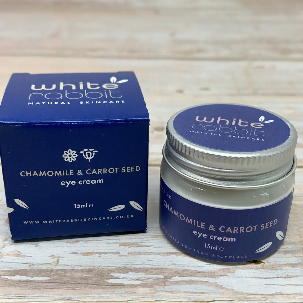 chamomile and carrot seed eye cream by white rabbit