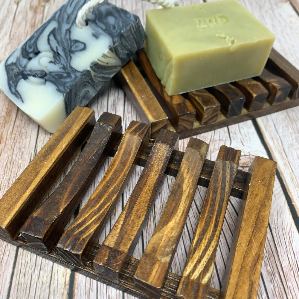 ecofriendly wooden soap rack for solid soap