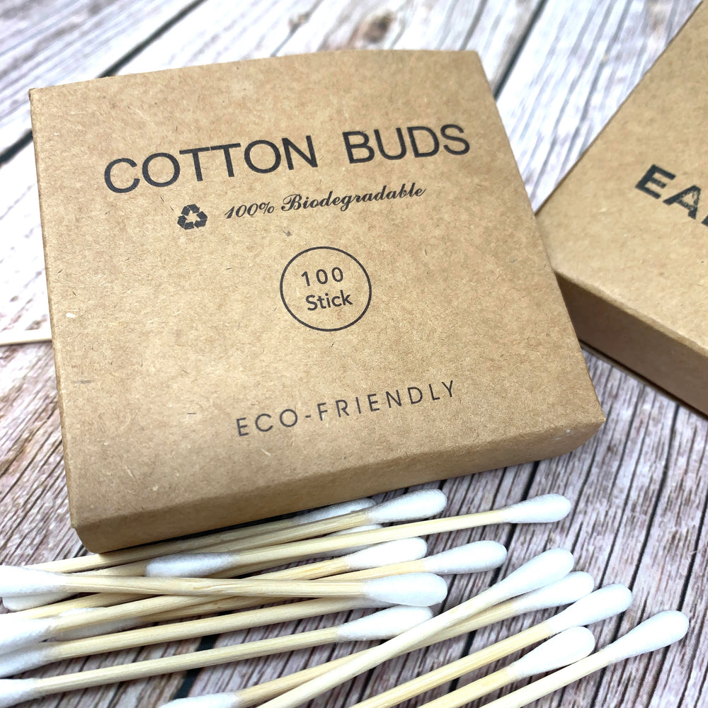 ecofriendly bamboo and cotton biodegradable cotton buds
