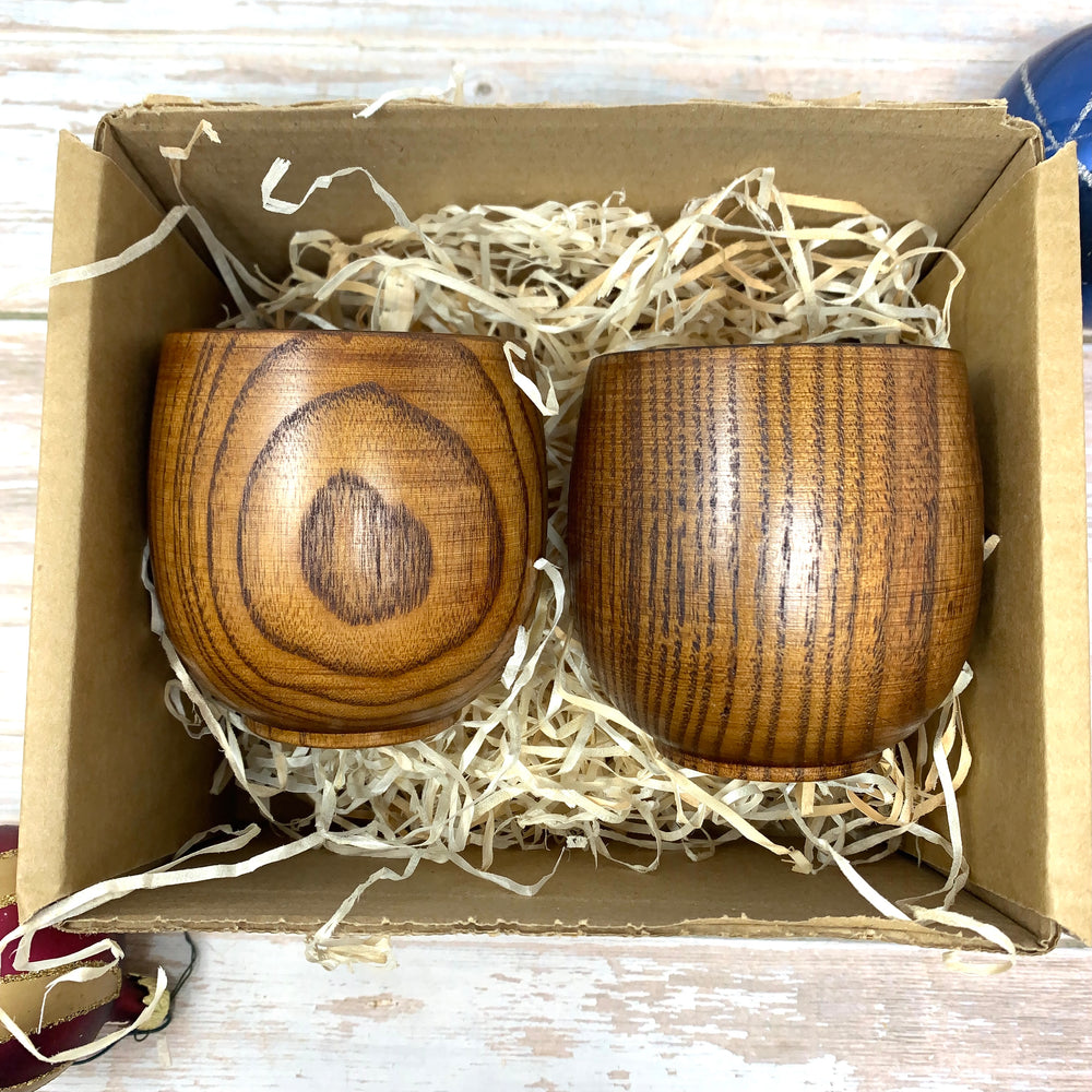 wooden tea cup gift sets earthbits
