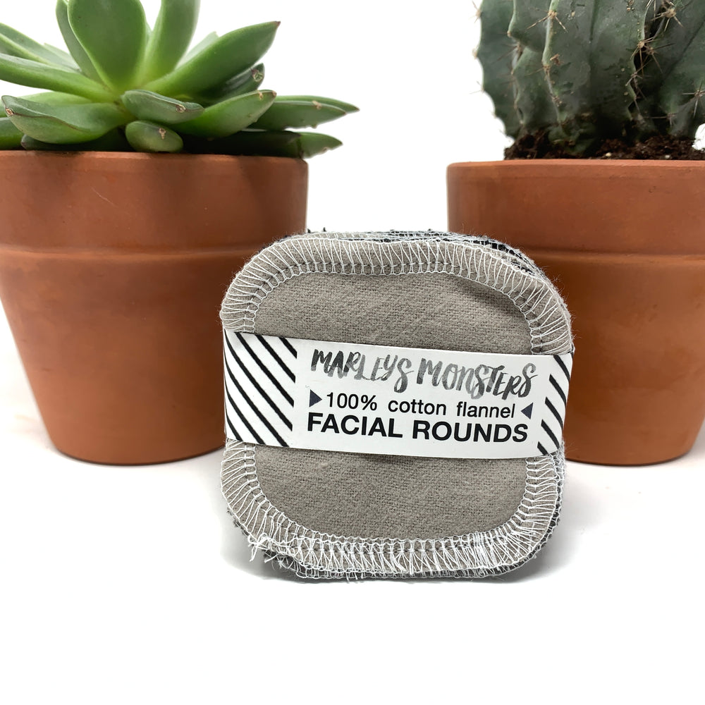 make up removal pads grey
