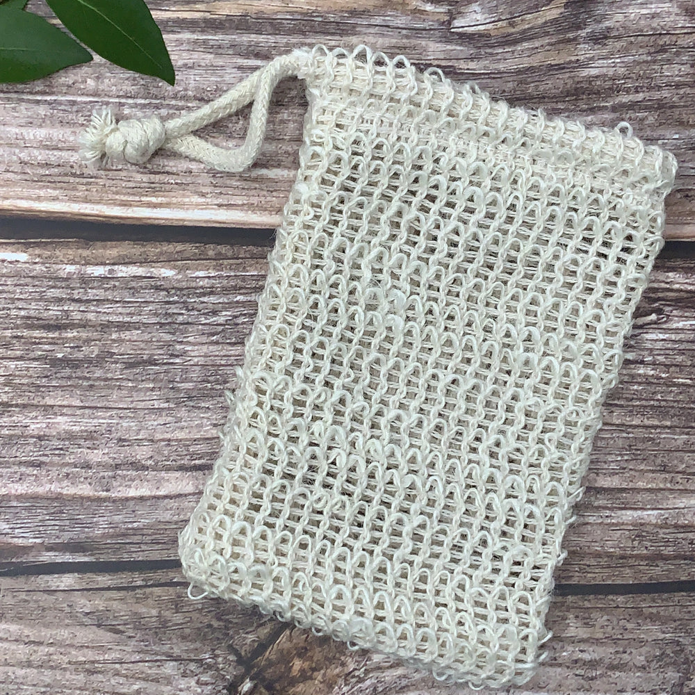 sisal soap pouch compostable and vegan