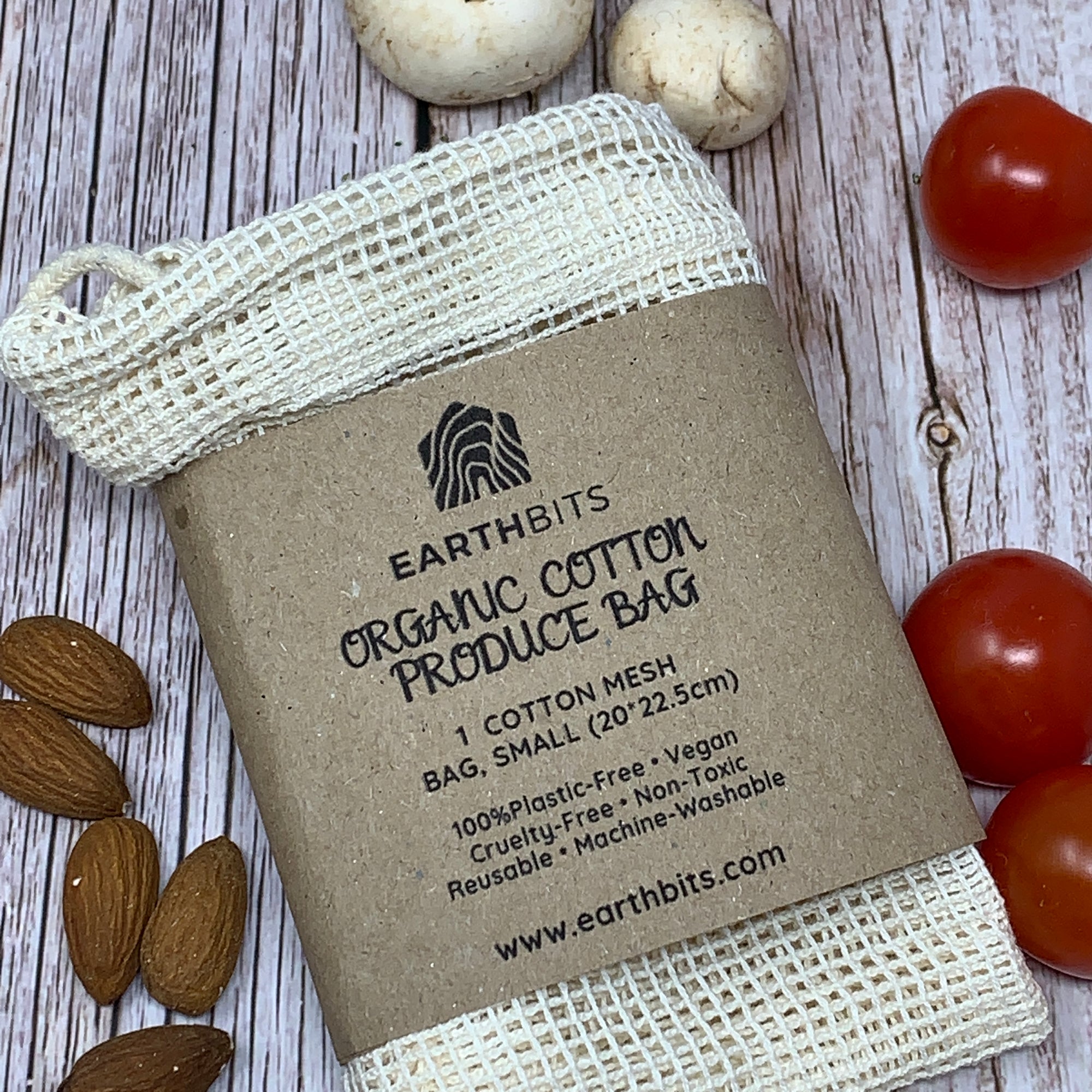 organic cotton produce bag small