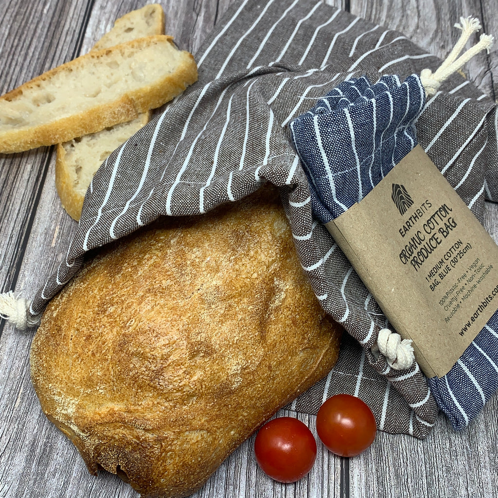 Organic cotton bread bag sale