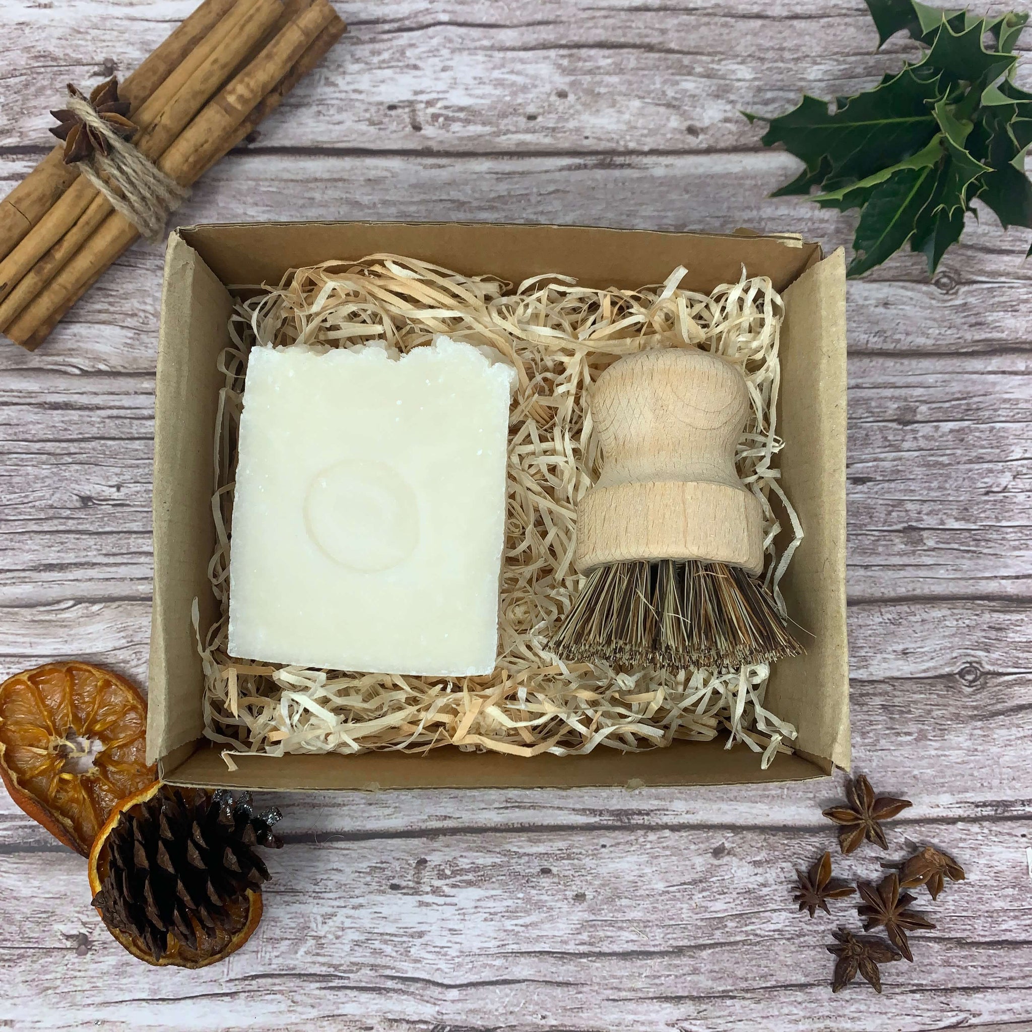 Kitchen Brush and Dish Soap Gift Set, EarthBits