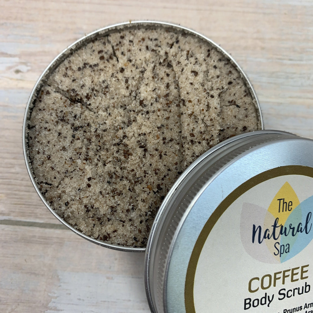 vegan coffee scrub for body made with natural ingredients and cruelty free