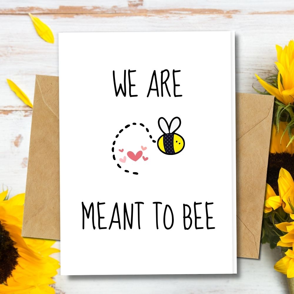 eco friendly greeting cards, meant to bee design,