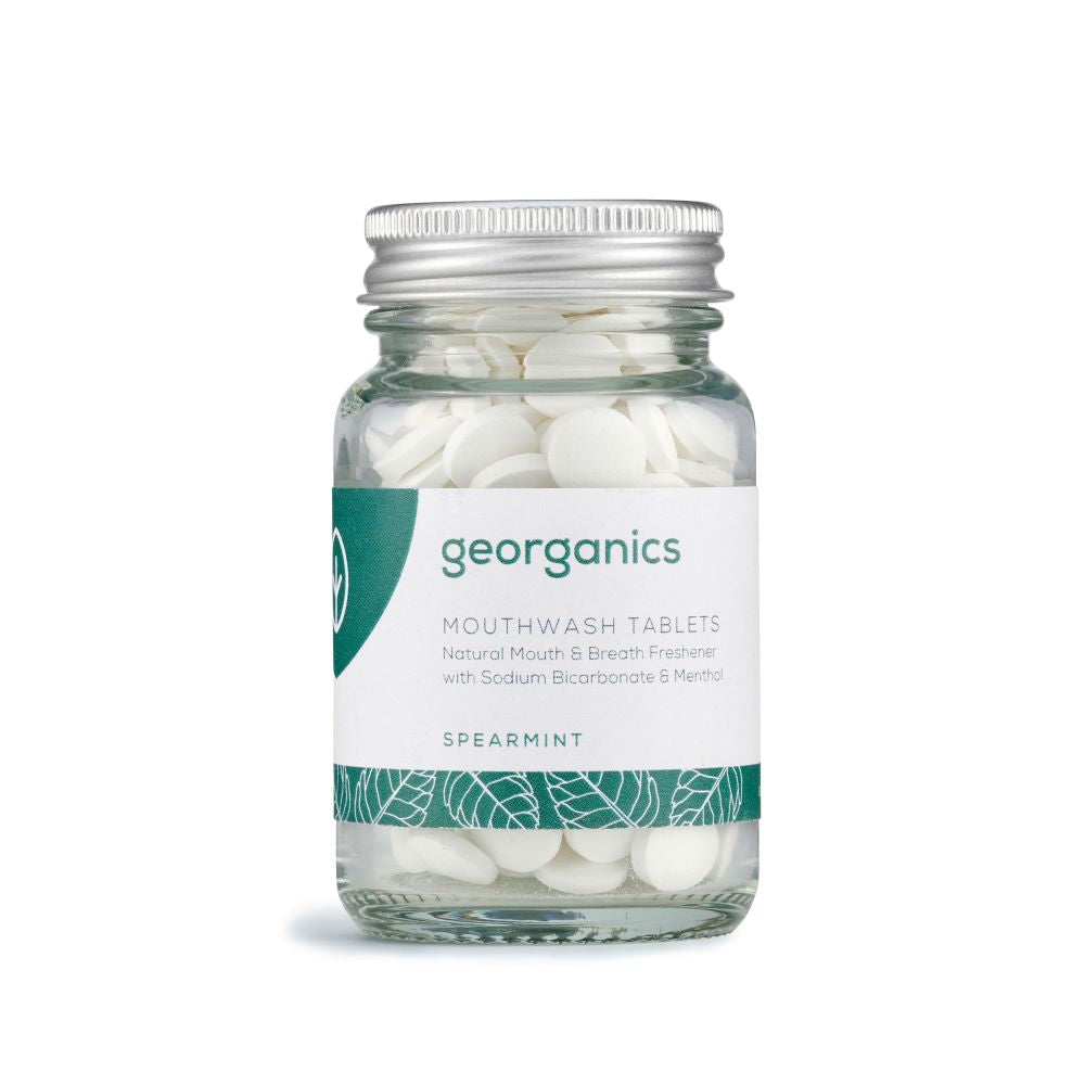 georganics spearmint mouthwash tablets